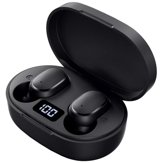 MeanIT Bežične stereo slušalice, Bluetooth v5.1, crne - TWS B60 Black - Image 3