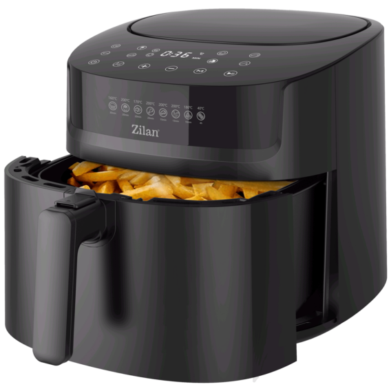 Zilan Friteza na vruć vazduh XL digitalna, 1800W, 6,5L - crna - ZLN7999 - Image 3