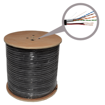 Eule Mrežni UTP CAT5e  kabel + napajanje 2 x 0,75, CCA - CAT5+2C