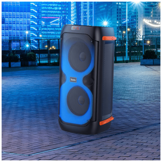 hoco. Bežični zvučnik sa 2 mikrofona, Bluetooth, FM,USB,AUX - BS53 Manhattan - Image 6