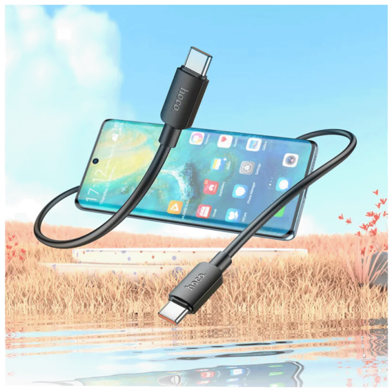 hoco. USB kabl za smartphone, tip C, 100W - X96 Hyper, 100W, Crni - Image 5