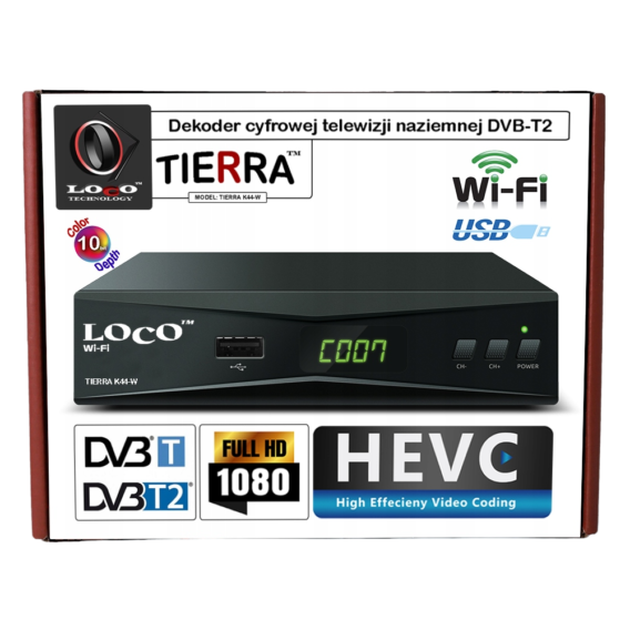 NET Digitalni zemaljski prijemnik, DVB-T2 H.265 , display - NET 265 HEVC  LOCO TIERRA - Image 2