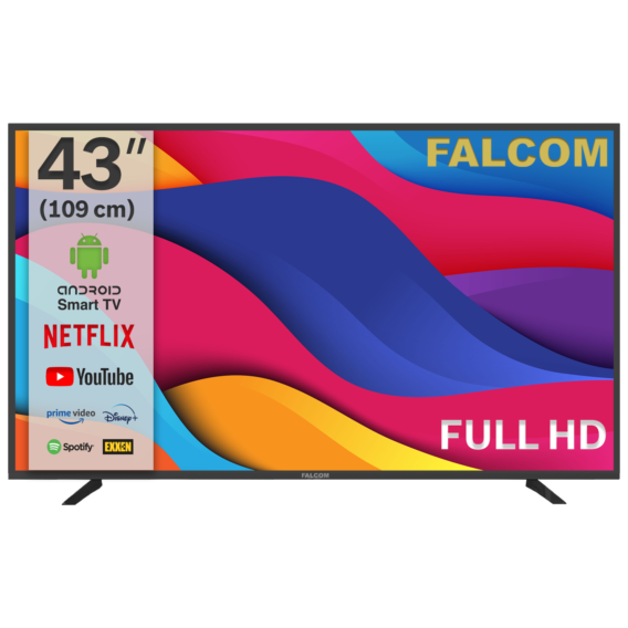 Falcom Televizor Smart LED TV 43" FullHD,Bluetooth ,WiFi, Android - TV-43LTF022SM