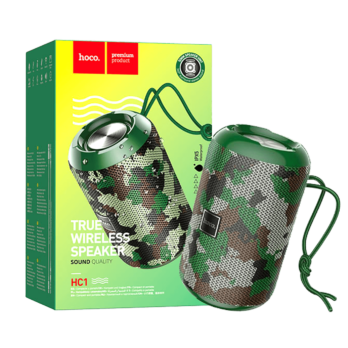 hoco. Bežični zvučnik BT "HC1 Trendy sound" zvučnik - HC1 Camouflage Green