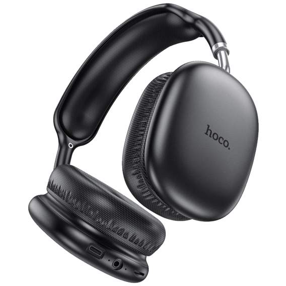 hoco. Bežične stereo slušalice, Bluetooth, do 45h rada, mikrofon - W35 Air Triumph Black - Image 2
