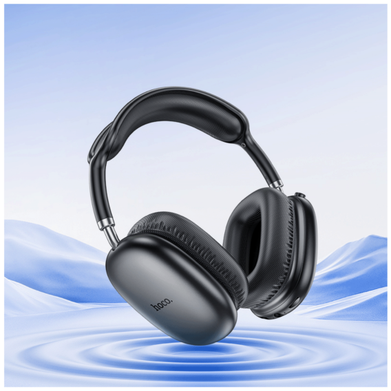 hoco. Bežične stereo slušalice, Bluetooth, do 45h rada, mikrofon - W35 Air Triumph Black - Image 4