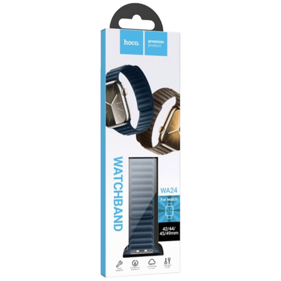 hoco. Magnetni kaiš za iWatch, 42/44/45/49mm - iWatch WA24 Blue - Image 2