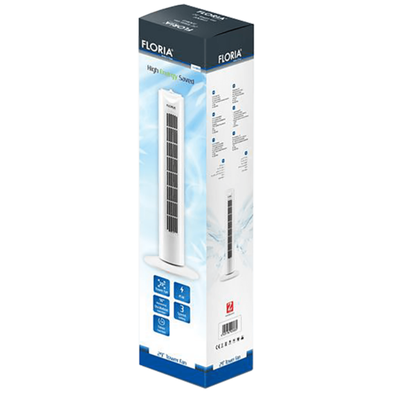 Floria Ventilator stubni ,45 W, 74 cm, ±90° - ZLN3833 - Image 2