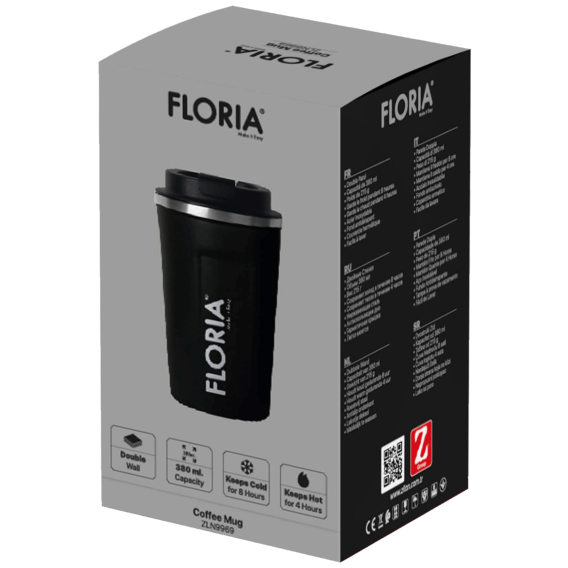 Floria Termos šolja, 510 ml, crna - ZLN9969 - Image 2