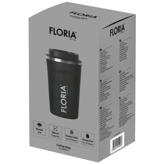 Floria Termos šolja, 510 ml, siva - ZLN9970 - Image 2