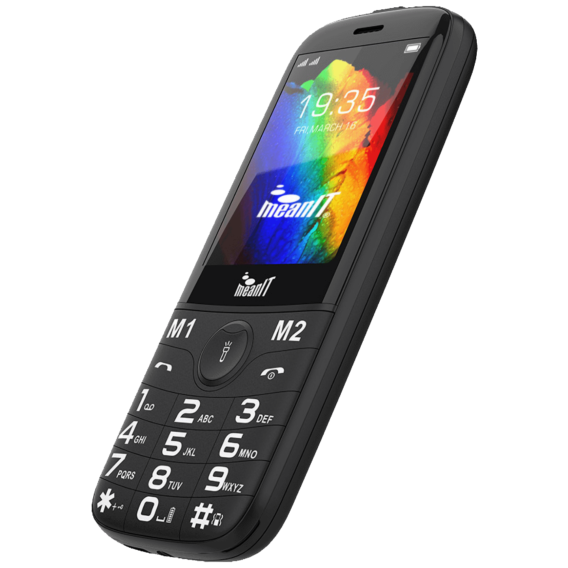 MeanIT Telefon mobilni, 2.8" ekran, Dual SIM, Led lampa - SENIOR 20, Crni - Image 3