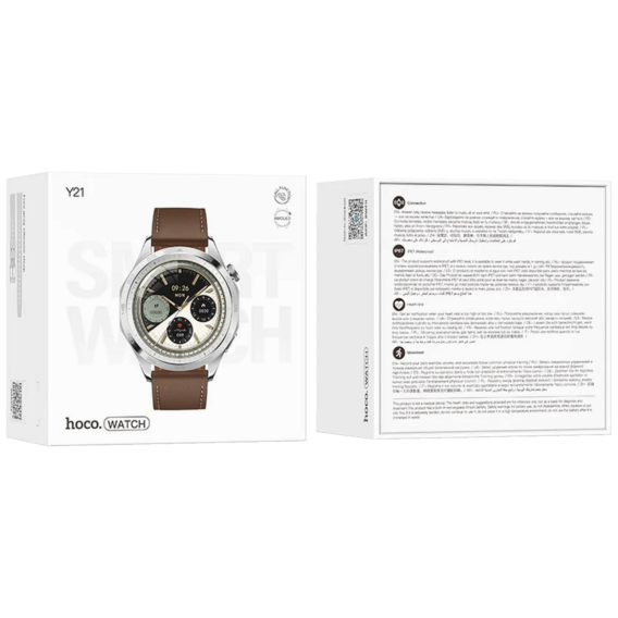 hoco. Pametan sat, 1.43" AMOLED, Bluetooth, IP67 - Y21 Silver - Image 4