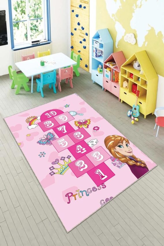 Tepih za dečiju sobu 120x180 cm - Školica i Princeza - H-018 - Image 3