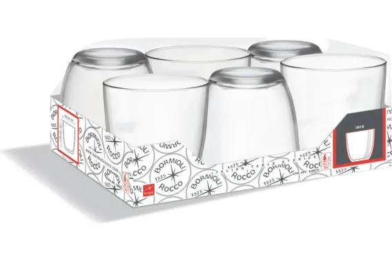 Set 6 staklenih čaša - providne