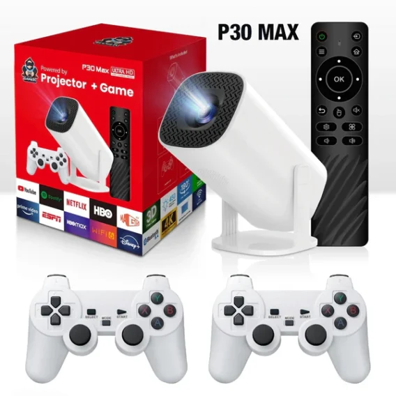 Android Projektor i Retro Konzola P30 MAX