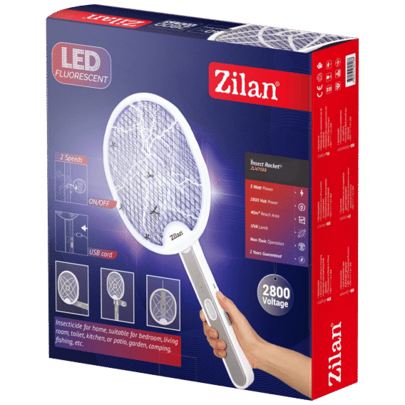 Zilan Električna zamka (reket) za insekte (komarce, muve i sl.) - ZLN7088 - Image 2