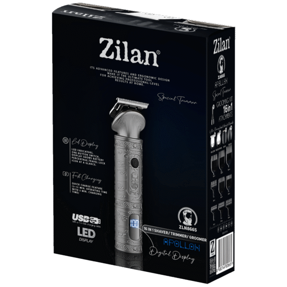 Zilan Aparat za šišanje, brijanje, trimer, 16u1 - ZLN8665 Apollon - Image 5