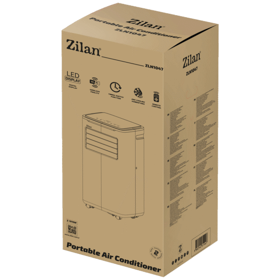 Zilan Pokretna klima, 3u1, 9000Btu, 1010W, WiFi - ZLN1047 - Image 5