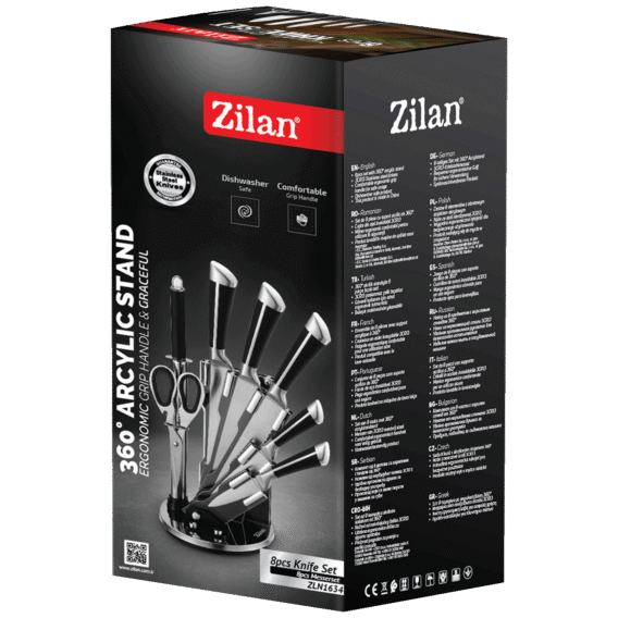 Zilan Noževi, set sa stalkom, 8/1 - ZLN1634 - Image 3