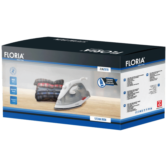 Floria Pegla na paru, 1600 W - ZLN2878 - Image 3