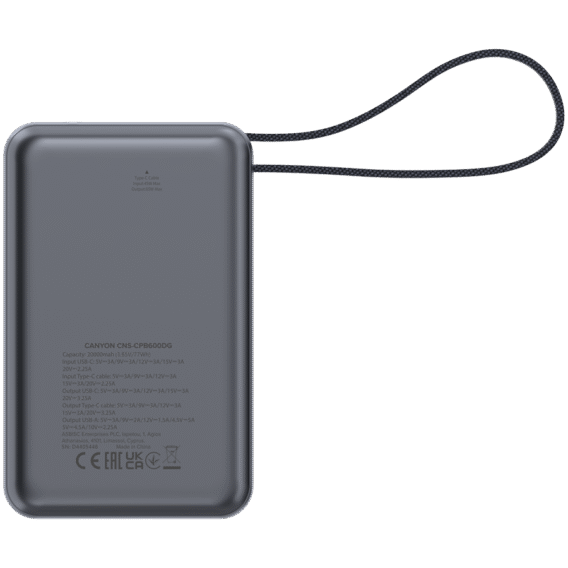 CANYON Power Bank 20000mAh 65W - Image 9