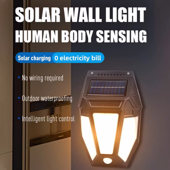 Solarna LED Zidna Lampa sa Tungsten Sijalicom