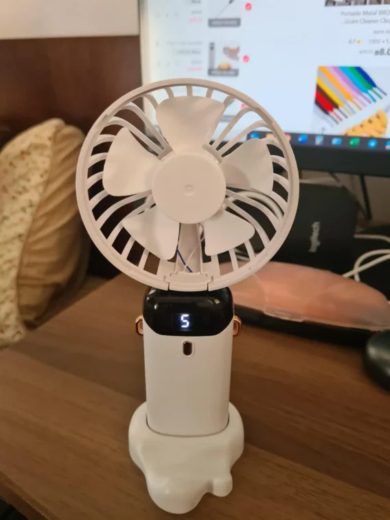 Mini Prenosni Ventilator Sa Ekranom - Image 3