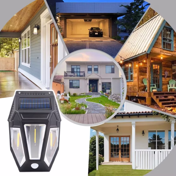 Solarna LED Zidna Lampa sa Tungsten Sijalicom - Image 7
