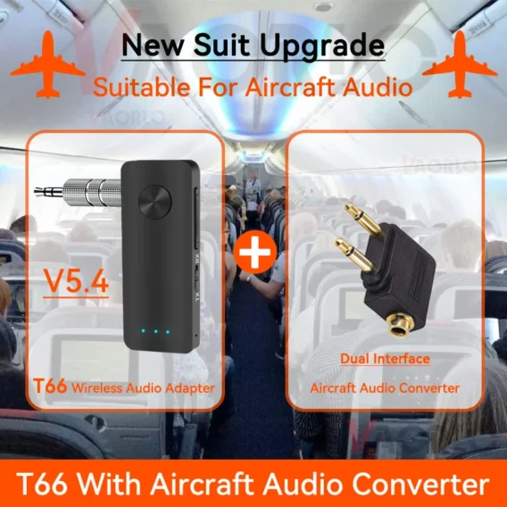 2u1 Bluetooth Prijemnik i Predajnik Aux – T66 - Image 2