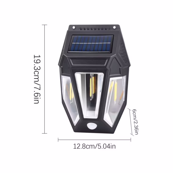 Solarna LED Zidna Lampa sa Tungsten Sijalicom - Image 2