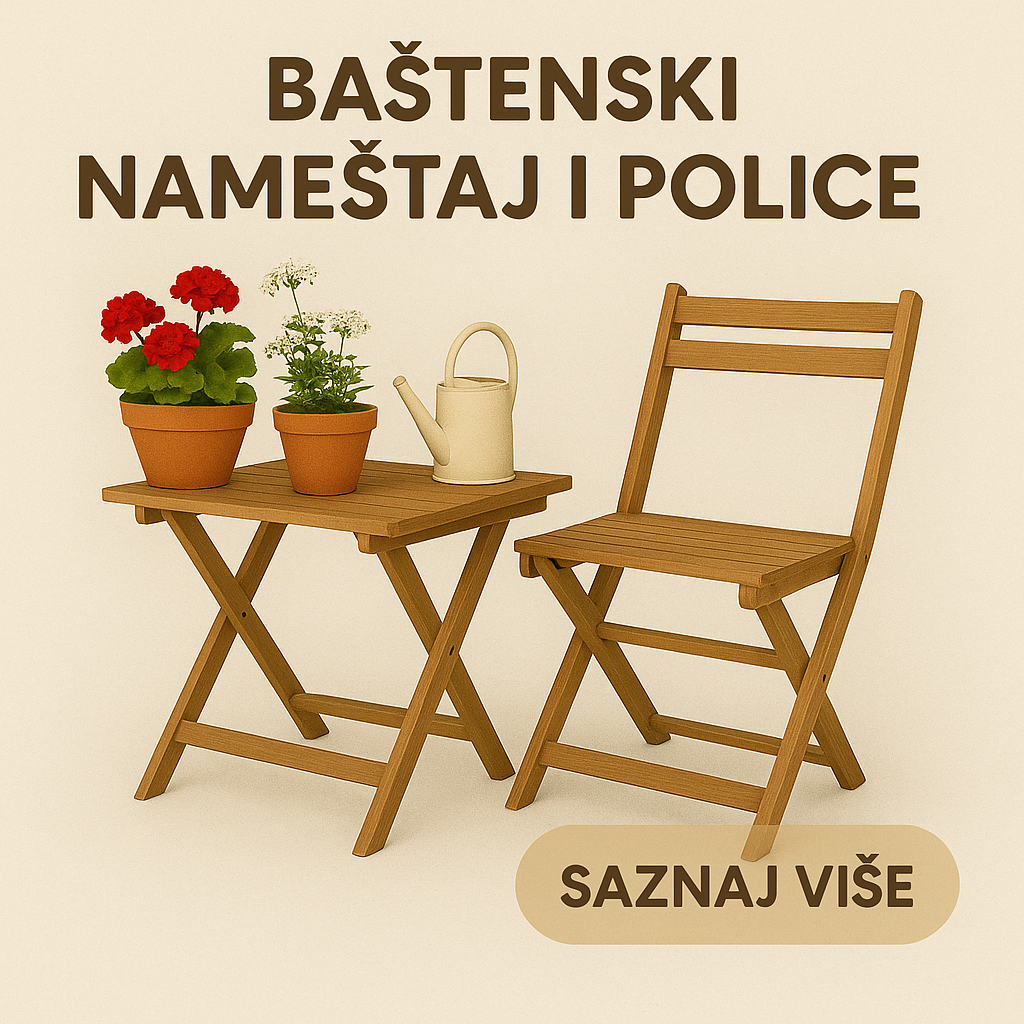 Baštenski nameštaj i police