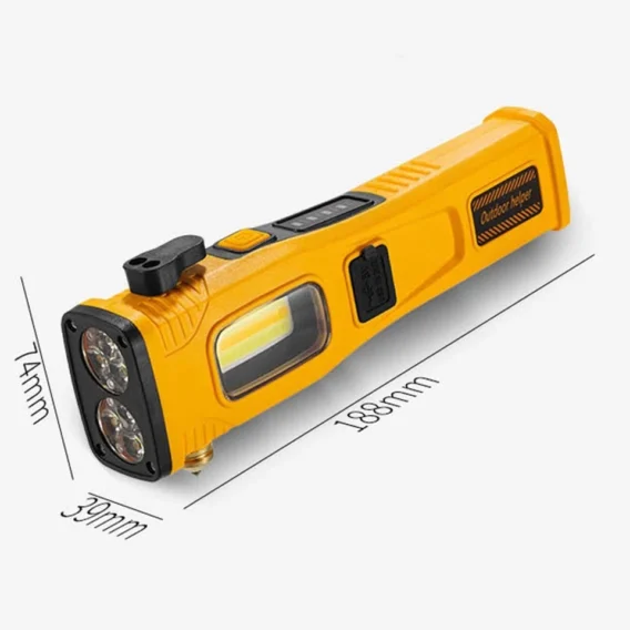 Solarna LED Lampa sa Sigurnosnim Čekićem - Image 4