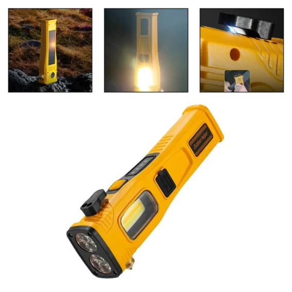 Solarna LED Lampa sa Sigurnosnim Čekićem - Image 13