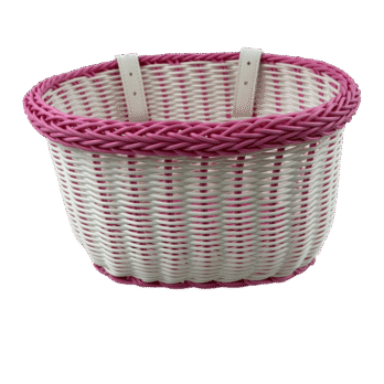 Korpa za bicikl roze