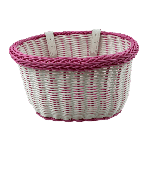 Korpa za bicikl roze