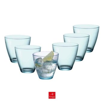 Staklene čaše BORMIOLI 6/1 plave