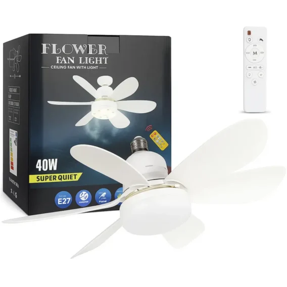 Led Luster Sa Ventilatorem 40W - Image 3