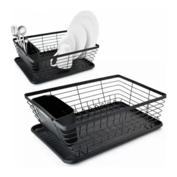 Vilde 150621 - Metalni ocedjivac za sudove 36x30x14.5 cm