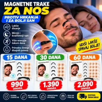 Magnetne Trake za Nos – Protiv Hrkanja i Za Bolji San