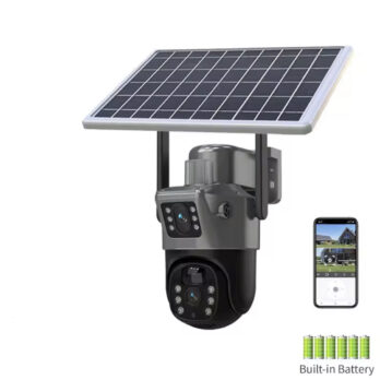 Wifi Solarna Kamera Sa Dvostrukim Objektivom