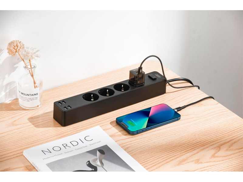 Produžni Kabl Sa 4 Utičnice i 4 USB 1.8m - Slika 3