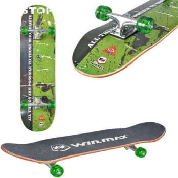 WINMAX Skateboard zeleni