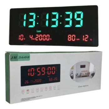 Led Digitalni Zidni Sat JH 3608