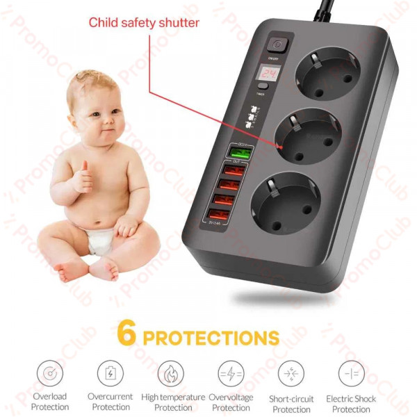 Produžni Kabl BKL 04EU 3000W - Slika 5