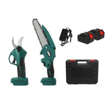 Set Aku Makaze I Testera 48V Komplet set aku makaze i aku testera sa 2 baterije uređivanje bašte nikada nije bilo lakše! Set aku makaze i aku testera sa dve baterije omogućava precizno i brzo sečenje grana, oblikovanje rastinja i pripremu drva – bez buke, kablova i zamaranja. Zahvaljujući bežičnoj tehnologiji i snažnim Li-Ion baterijama, ovaj komplet nudi slobodu kretanja i neprekidan rad, idealan za rad u voćnjaku, vinogradu, dvorištu ili na terenu. Bilo da ste profesionalni baštovan ili jednostavno volite da vaš vrt izgleda uredno, ovaj set će vam znatno olakšati posao. Električne makaze mogu da preseku grane do 25 mm, dok testera ima lanac dužine 20 cm, što je čini idealnom i za deblje grane ili tanko drvo. Oba alata su lagana, jednostavna za korišćenje i ergonomski dizajnirana za udoban rad jednom rukom. Velika prednost kompleta su dve baterije koje omogućavaju kontinuitet u radu – dok se jedna puni, druga je spremna za upotrebu. Bez čekanja i bez prekida posla. Set dolazi u praktičnom koferu sa svim potrebnim dodacima, uključujući punjač, alat za održavanje i LED osvetljenje za rad u slabijem svetlu. Ne trošite više vreme i energiju na ručne makaze i obične testere. Uz ovaj set sve ide tri puta brže, uz manji napor i veću preciznost. Pritom, zahvaljujući bežičnom radu, možete slobodno da se krećete po dvorištu bez ograničenja. Zaboravite na kablove i teške alate. Sa ovim setom vaša bašta će biti uvek savršeno oblikovana, a vi ćete uživati u svakom trenutku rada na otvorenom. Karakteristike proizvoda: Bežični rad – potpuna sloboda kretanja bez kablova Lagani i ergonomski dizajn – idealno za rad jednom rukom Brza i precizna obrada – značajno štedi vreme i energiju 2 snažne baterije – omogućavaju neprekidan rad bez čekanja LED osvetljenje – za siguran rad i u slabijem svetlu Kofer za transport i skladištenje – sve na jednom mestu Specifikacije proizvoda: Makaze kapacitet sečenja: do 25 mm Testera: dužina mača 20 cm, brzina lanca 5 m/s Baterije: 2x 48V Li-Ion baterije Radni napon: 48V LED svetlo: ugrađeno na testeri Kofer: uključuje punjač, ključ, šrafciger Pogodno za: bašte, voćnjake, vinograde, parkove i dvorišta Ovaj set aku alata posebno je koristan za starije korisnike i penzionere koji žele da održe baštu bez fizičkog napora. Zahvaljujući ergonomiji i maloj težini alata, rad postaje lagan i prijatan čak i posle više sati rada. Investirajte u alat koji štedi vaše vreme, čuva vaše ruke i omogućava vrhunsku preciznost. Neka vaša okućnica zablista u punom sjaju uz minimalan trud i maksimalan učinak!