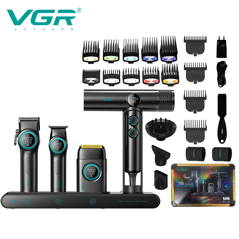 VGR Stepless Pro 4 u 1 Profesionalni set za šišanje - Slika 2