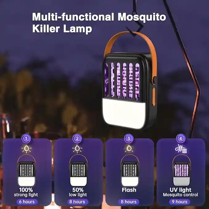 Solarna Lampa Protiv Komaraca 2u1 sa LED Svetlom - Slika 7