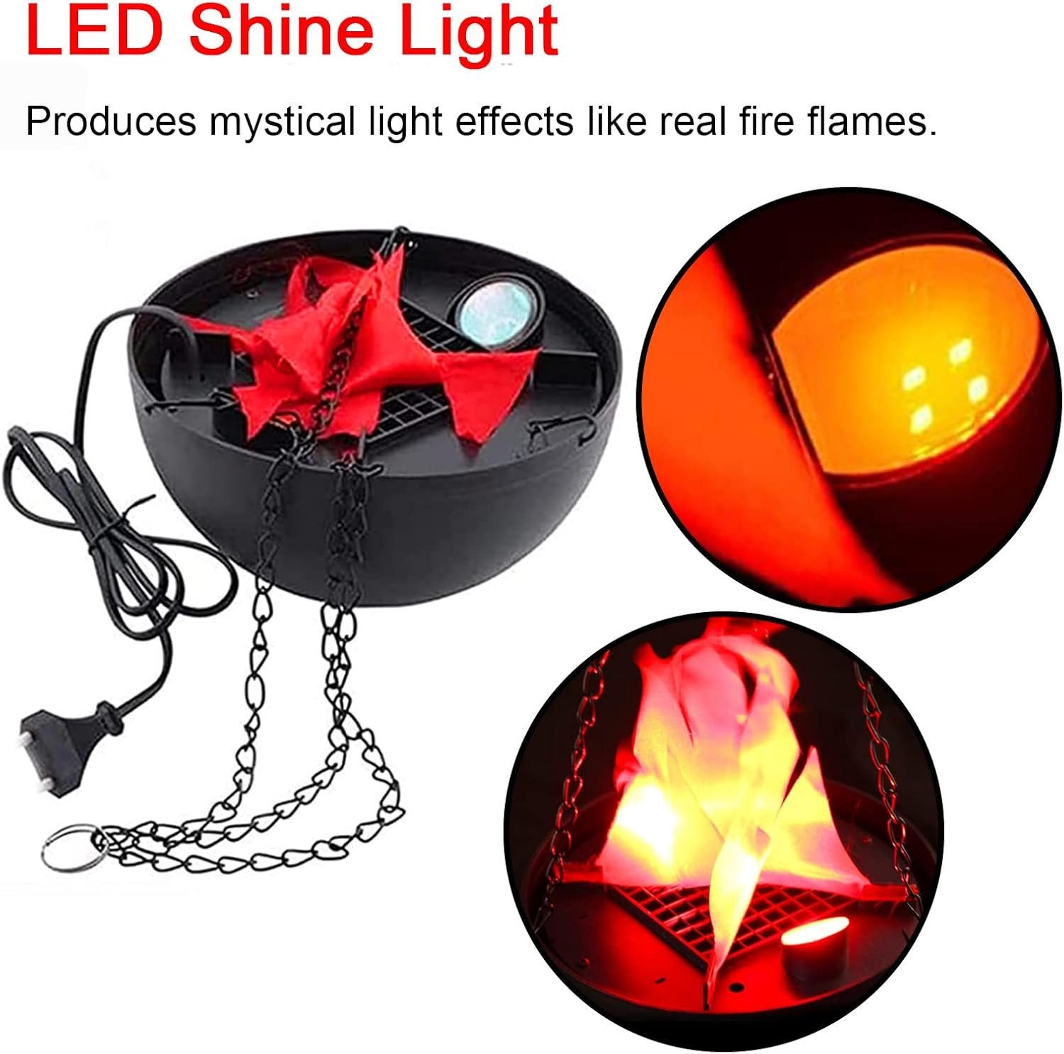 Dekorativna Viseća Lampa sa Efekom Vatre - Slika 3