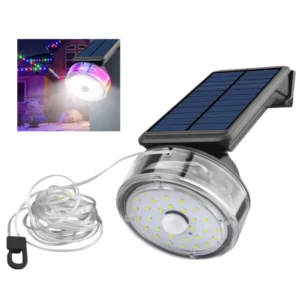 Solarna Zidna Lampa sa 8 m LED svetlosnim lancem