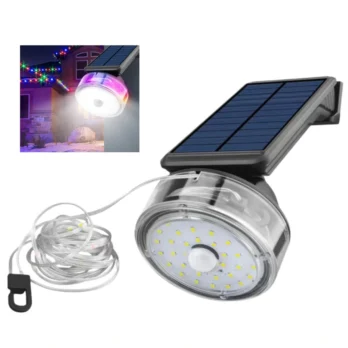 Solarna Zidna Lampa sa 8 m LED svetlosnim lancem
